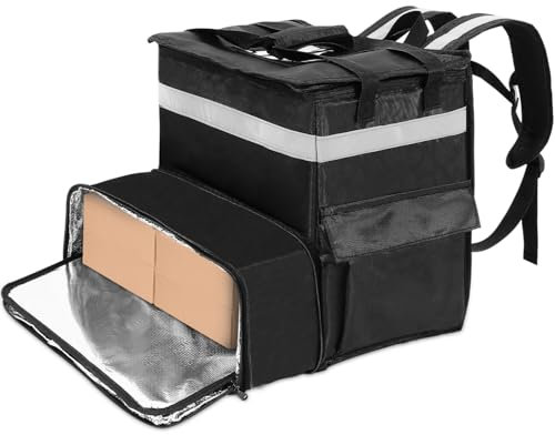 OUNONA Food Carrier Backpack Große Isolierte Thermotasche Für Warme Und Kalte Speisen Erweiterbare Rucksack-lieferbox Für Camping Und Essenslieferungen