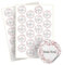 Weihnachtssticker selbst gestalten – 40 personalisierte Aufkleber - Stickerbögen – rund, Ø 5 cm – Weihnachtsetiketten als Geschenkaufkleber – Sticker mit Namen - Kranz - Motiv 4