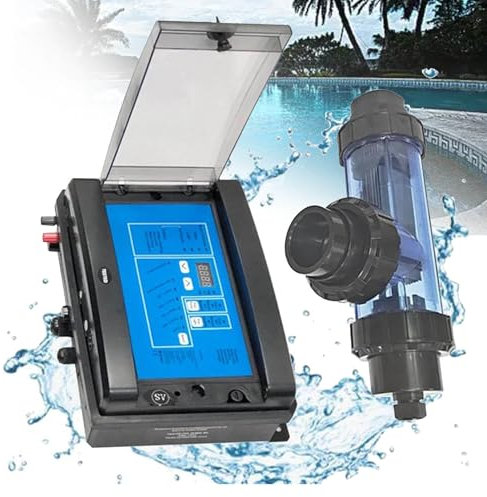 MTTXY Pool-Chlorinator-System – 15/20/30/50 G/H Salzwassersystem für Schwimmbäder für Saubere und Klare Schwimmbäder,15g/H