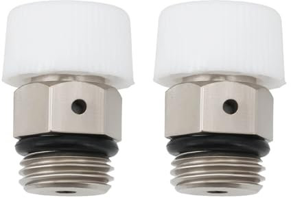 Be In Your Mind 2 Stück 1/8 Zoll Automatisches Entlüftungsventil Kupfer Entlüftungsventile Ablassventil für automatische Luftfreigabe in Auspuffanschlüssen und Heizkörpern