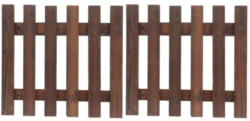 Happyyami 2 Set scala per fioriera in legno all'aperto ripiano a scala piante traliccio home decor decorazione casa supporto in legno per fioriera appendiabiti per fioriere di legno Coffee