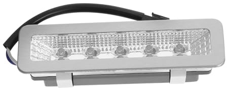 LED Dunstabzugshaube Ersatzlampe für Küche, Doppelreihe, 12x3,3x3cm | Legierung, Silberfarben, Helle Ausleuchtung, Breite Lichtfläche, für Restaurantküchen und Küchen