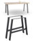NWELD Tischfüsse Spinne LOFT Tischbeine Metall Schwarz - Tischfüße Tischgestell Metall 72x55 cm Tischkufen DIY - Tischbein Tischfuß Loft. Industriestil für Couchtisch. Esstisch. Schreibtisch