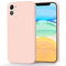 Silicone Case for iPhone 11 Case (2019) 6.1-Inch, Silky-Soft Touch Gel Rubber Cover, Full Protective Shockproof Anti-Scratch Phone Case Cover for Apple iPhone 11 Pink