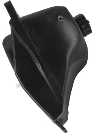 UKCOCO Tanque de Combustible para Motocicleta y Atv de 49cc, Plástico Negro Diseño Ligero y Alta Durabilidad para Uso en Mini Motos y Off-road