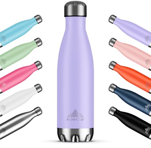 H2O Stainless Steel Water Bottle Borraccia Termica 750ML in Acciaio Inox