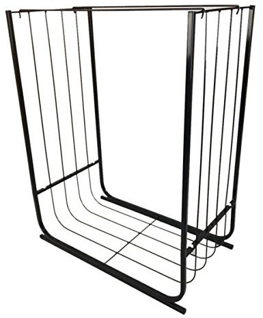 STI Portalegna in Ferro Rinforzato scaffale Legna Camino 100x40x120 Deluxe tg. XL