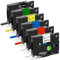 Wonfoucs Kompatibel Ersatz für Brother P Touch Bänder 12mm TZe231 TZe335 TZe431 TZe531 TZe631 TZe731 TZe 0.47 Schriftband für Brother Ptouch Etikettiergerät H105 H107B H100LB H101 D210