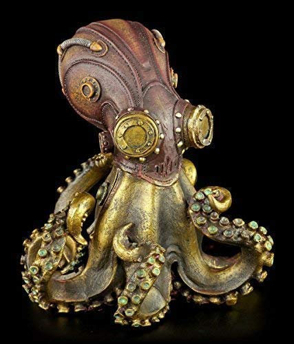 Steampunk Oktopus Figur | Krake Deko Fantasy