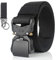 Bansga Taktischer Gürtel,Heavy Duty verstellbare Military Style Nylon Gürtel mit Zink Legierung Schnalle, militärischen Schnellverschluss Schnalle Taillenband (B-schwarz)