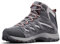 Columbia Crestwood Mid WP wasserdichte Wanderstiefel für Damen, Grau (Graphite x Daredevil), 40 EU