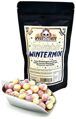 RED DEVILS TASTE Bonbons Eierpunsch und Vanille Winter Mix | Leckerer Geschmack
