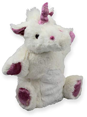 Inware 6103 - Handpuppe Einhorn Feemi, weiß, 22 cm
