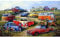 DIY 5D Diamant Peinture bord de mer Voiture diamant peinture Point De Croix Plein Diamant ensembles Diamant Mosaïque Broderie voiture RS1734@30x40cm