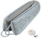 fowong Heavy Door Draught Excluder, 97 X 10 cm Under Door Draft Excluder Soundproof Seal Insulation Draught Excluder for Bottom of Doors with Hook & Loop, Grey