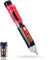 Wintact Rilevatore Tensione Penna,Rilevatore di Tensione a Doppia Sensibilità 12V/48V-1000V, Live/Null filo Breakpoint Tester con torcia elettrica, LCD lampeggiante allarme cicalino acustico