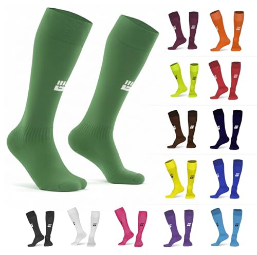 Grip Active Softer Long Socks Unisex Football GAA Gaelic Training Running –Tennis – Netball - Cycling - Volleyball Sports Outdoor Hockey - Rugby - Soccer