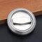 1 maniglia per porta scorrevole da incasso, pomello per porte, armadi, cassetti, in acciaio inox, ad anello, con tirante (colore: acciaio)