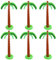 Inflatable Palm Tree Fancy Dress Decoration 90CM/3FT Summer Tropical Hawaiian Party Prop - Pack of 6