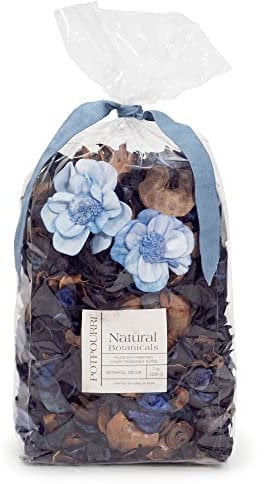 Naturally Potpourri Bag Ocean Scent Home Décor | Floral Petals Vase & Bowl Filler Decoration (Blue)
