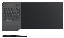 Huion KD200 8.9 x 5.6 8192 Kad. KeyDial 5080LPI Wireless Graphic Tablet (HUKD200)