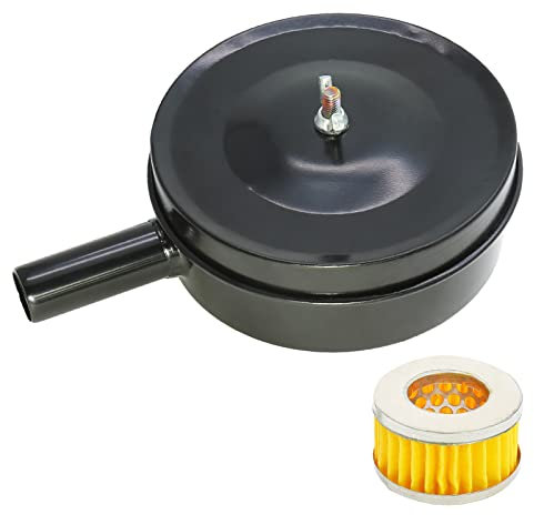 LDEXIN 1/2 PT Air Compressor Silencer Filter 20mm (0.8) Thread Metal Air Compressor Intake Filter Sound Muffler