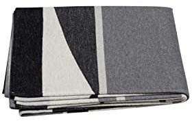 David Fussenegger [W2023/02] Baumwolldecke Komposition anthrazit, 200x140 cm