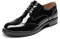 DREAM PAIRS Damen Klassische Brogues flach Derby Schnürhalbschuhe Oxford atmungsaktiv Damen Anzugschuhe komfortabel Businessschuhe SDOX2201W-E SCHWARZ/PATENT Größe 38EU