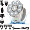 Rasoir Electriques Hommes, 9D 6 en 1 Rasoir Electriques Chauve Rechargeable Rasoirs à Têtes Rotatives IPX7 Étanche Sec et Humide Professionnelle Barbe Corps Nez Oreilles Tête et Visage