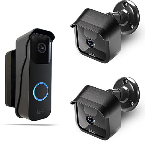 Blink Video Doorbell Mount | 2-Pack Blink Outdoor Camera Mount | Adjustable Design | Improve Viewing Angle| Blink Home Security Accessories