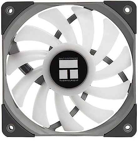 Thermalright 120 mm ARGB PWM Fan, 120 x 120 x 15 mm, 4-Pin, 24.1 dBA, Desktop, Laptop