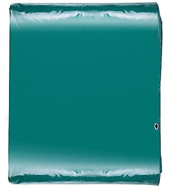 VEVOR Abdeckplane 5x9m mit Ösen 711 g/m² PVC Grün Gewebeplane Schutzplane 100% wasserdicht UV-beständig Reißfest Holzplane Bauplane Bodenplane Ideal für Camping und Picknicken