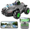 OBEST Remote Control Car with Camera for kids, 2.4G RC Car with 1080P HD Camera, RC Toy with Left and Right Rotation in Front and Back,Twisting, Demonstration, Lighting, S Walking (gray)
