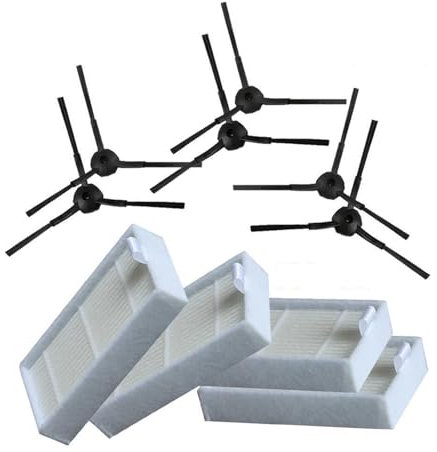 Filtro HEPA Spazzola Laterale Compatibile con Ariete Briciola 2711 2712 2713 2717 Robot Hofer Cleaner Parts Accessories(Kit-1)