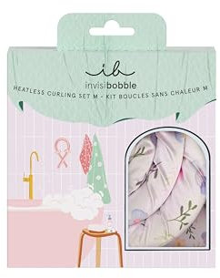 invisibobble SET Oasis Violet Spa Curler (4 Stück) – Lockenset über Nacht für natürliche Locken ohne Hitze – Locken Set für Kinder & Erwachsene – Schonendes Styling für sanfte Naturlocken