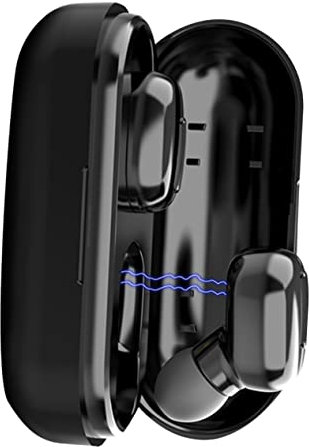 Homoyoyo Cuffie Auricolari Cuffie Auricolari Cuffie Sportive Auricolari Wireless Auricolari Wireless Cuffie Creative Nere