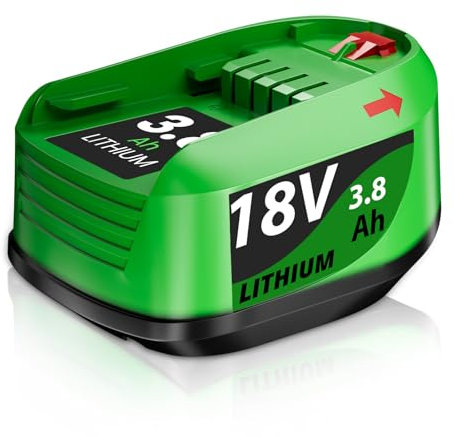 18V 3,8Ah PBA Ersatz für Bosch 18V Akku Kompatibel mit Bosch Akku Geräten des Home and Garden System, kein Original