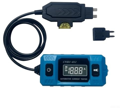 Testatore di circuiti automobilistici, testatore di guasti di circuito, testatore di fusibili per auto, testatore professionale di circuiti auto con display LCD per diagnosi elettrica veicolo