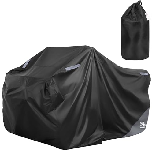 KEMIMOTO ATV Cover, Universal Quad Tarpaulin, Waterproof & UV Protection