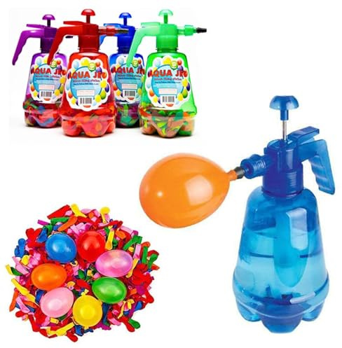 500 Globos De Agua Con Bomba Botella 1.5L, Globos De Agua Llenado Rapido
