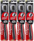 4X Colgate 360° Charcoal Infused Bristles Toothbrush - Medium