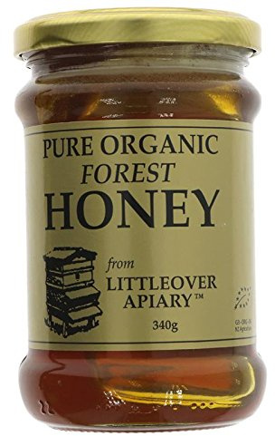 Littleover Apiaries Organic Forest Honey 340g (Pack of 6)