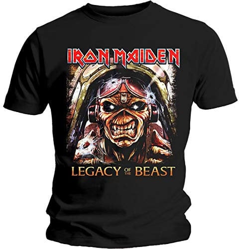 Band Monkey Iron Maiden Unisex T-Shirt Legacy Aces