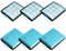 3 filtros de aspiración para aspiradora, robot aspirador multiusos Philips PowerPro filtro para Philips FC8760 FC8761 FC8764 FC8766 FC8767 FC8769 como 432200533151