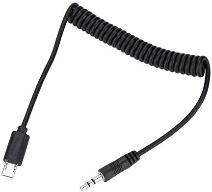 Entatial Cavo remoto RM-VPR1 Cavo di Scatto S2 da 3,5 mm/2,5 mm S2 per Sony A7III/A9/A99 II/A7 II/A6500(A)