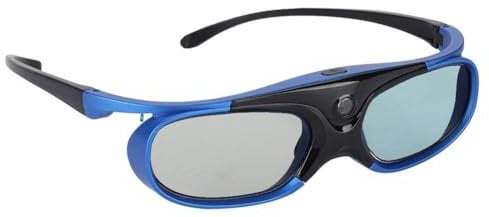 Socobeta Obturador Activo Gafas 3D DLP-Link Recargable 144Hz para Todos los proyectores 3D DLP