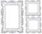 3 Pcs Flower Light Switch Stickers, 2 Pcs Single and 1Pcs Double Plug Socket Surround Stickers Cover for Home Wall Switch Decoration(Silver)