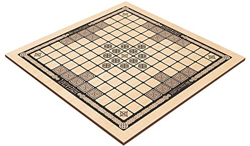 The Viking Game Board - wooden playing board compatible with The Viking Game (Hnefatafl)