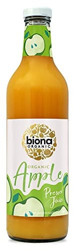 Biona Organic Apple Juice 750ml, Pack of 6 - Immediately Pressed After Harvest - Recyclable Glass Bottle - Not From Concentrate - No Added Sugar - Vegan