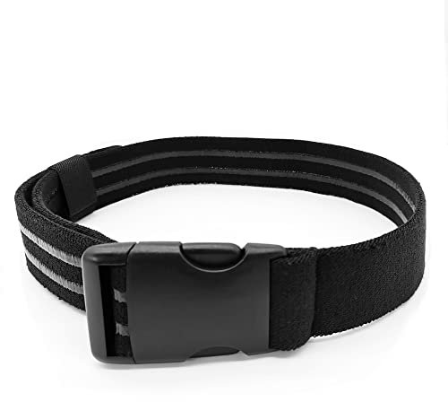 Oberschenkelgurt für Holster, Taktische Anti-Rutsch-Beinschlaufen im Freien für EDC mit Schnellverschluss Seite Schnalle für die Jagd und Schießen, elastische Nylon-Gewebe Unisex